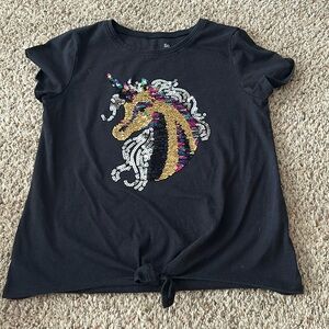 Girl’s SO unicorn Tee size 10/12